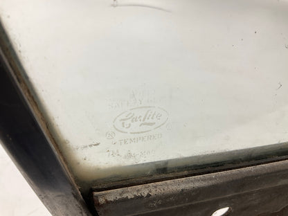USED - OEM Front Right Passenger Door Glass & Trim 1967-68 Ford Mustang Fastback