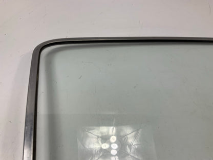 USED - OEM Front Right Passenger Door Glass & Trim 1967-68 Ford Mustang Fastback