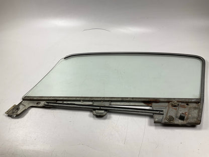 USED - OEM Front Right Passenger Door Glass & Trim 1967-68 Ford Mustang Fastback