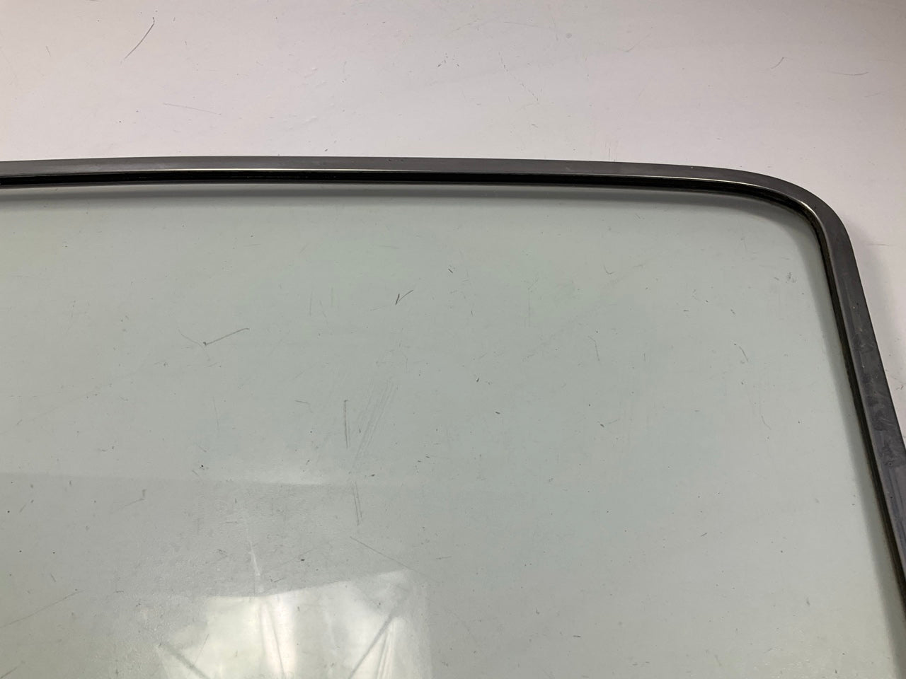 USED - OEM Front Right Passenger Door Glass & Trim 1967-68 Ford Mustang Fastback