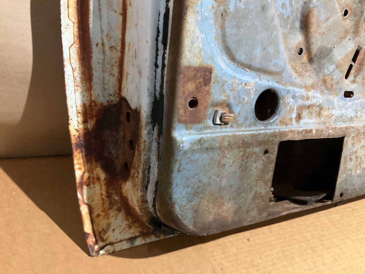 Rough - See Photos - USED OEM Right Passengers Door Shell 1965-1966 Ford Mustang