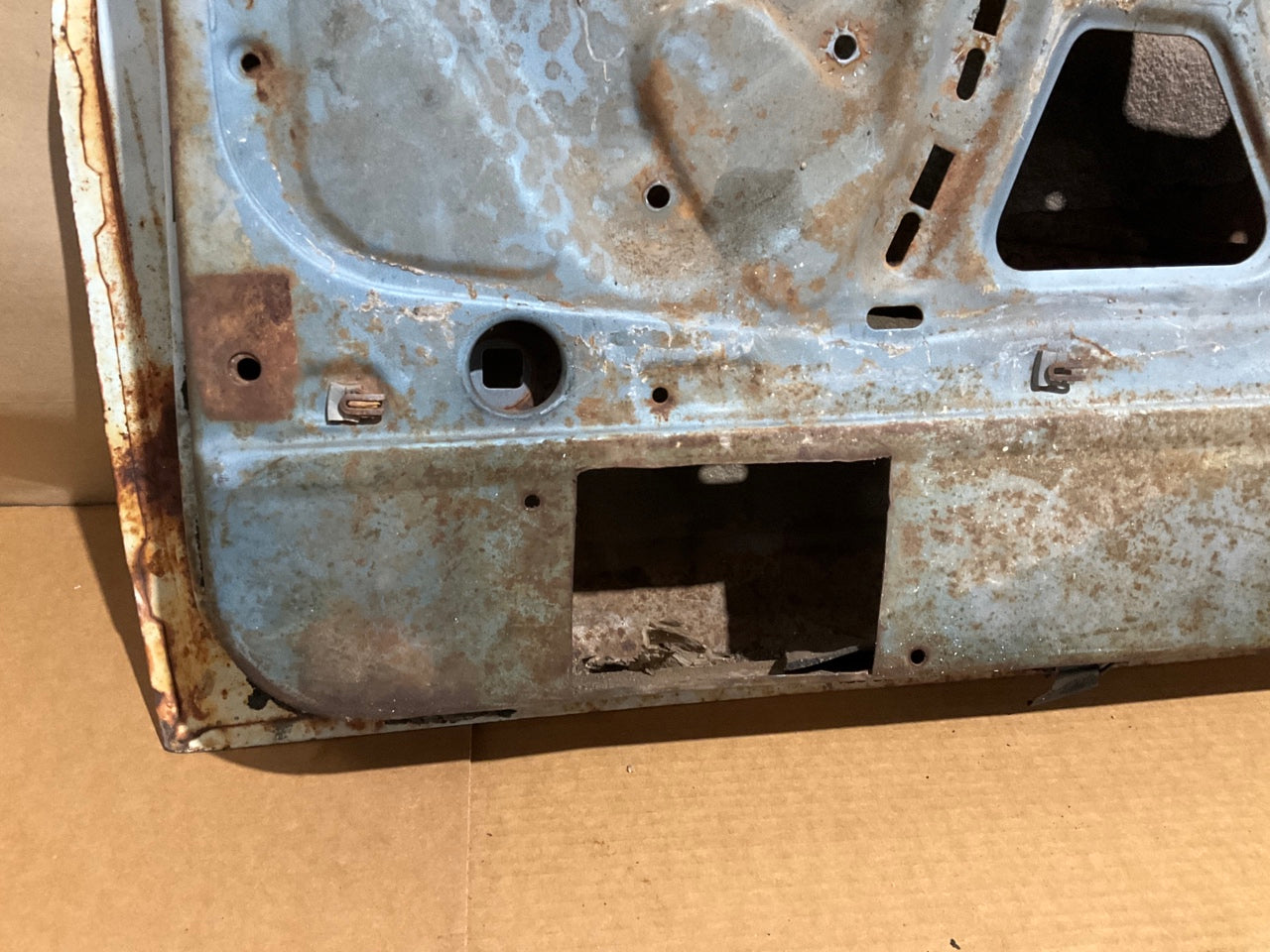 Rough - See Photos - USED OEM Right Passengers Door Shell 1965-1966 Ford Mustang