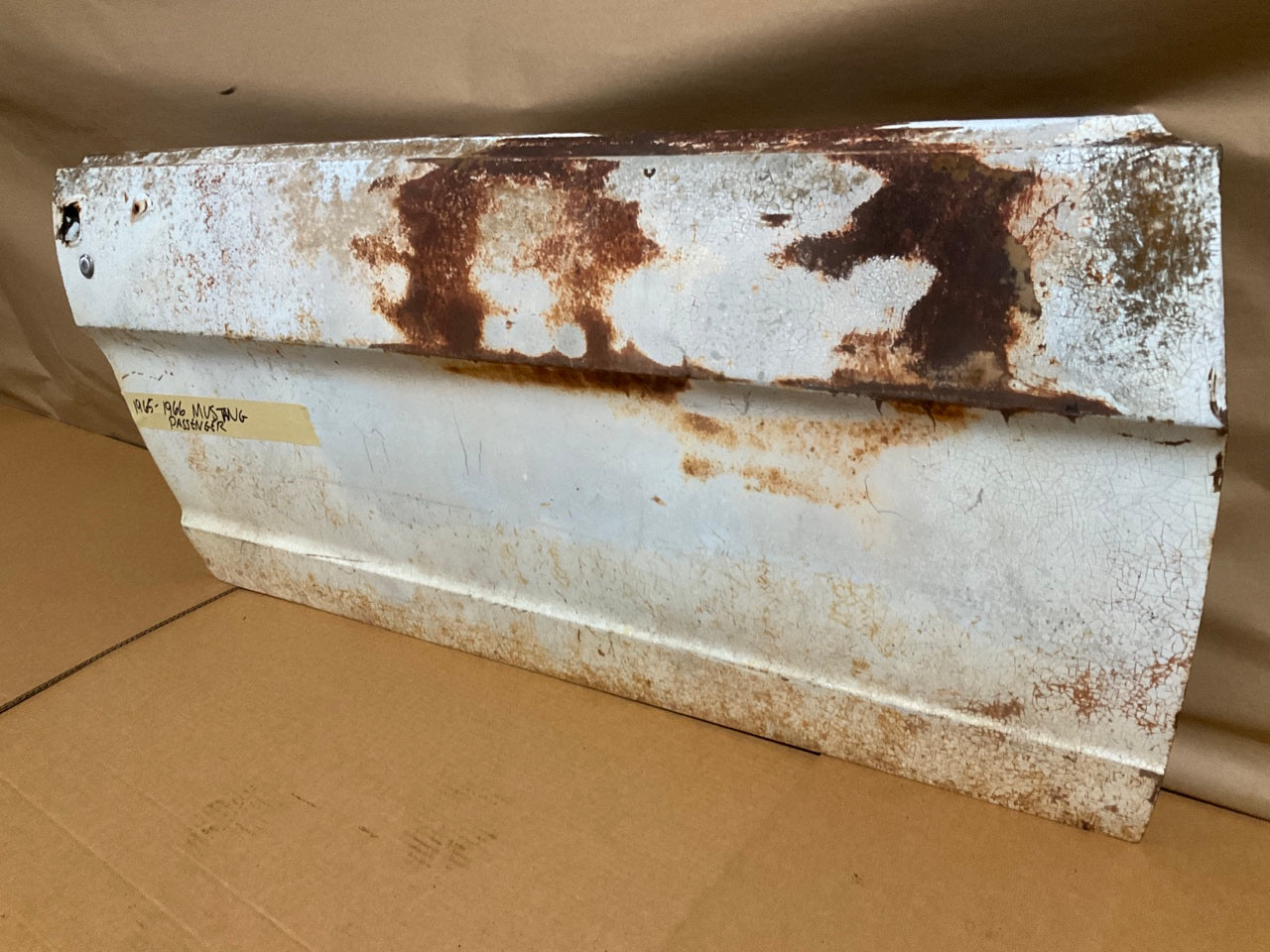 Rough - See Photos - USED OEM Right Passengers Door Shell 1965-1966 Ford Mustang