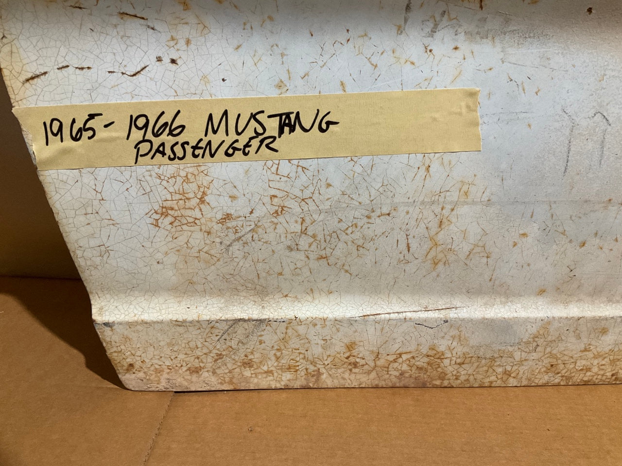 Rough - See Photos - USED OEM Right Passengers Door Shell 1965-1966 Ford Mustang