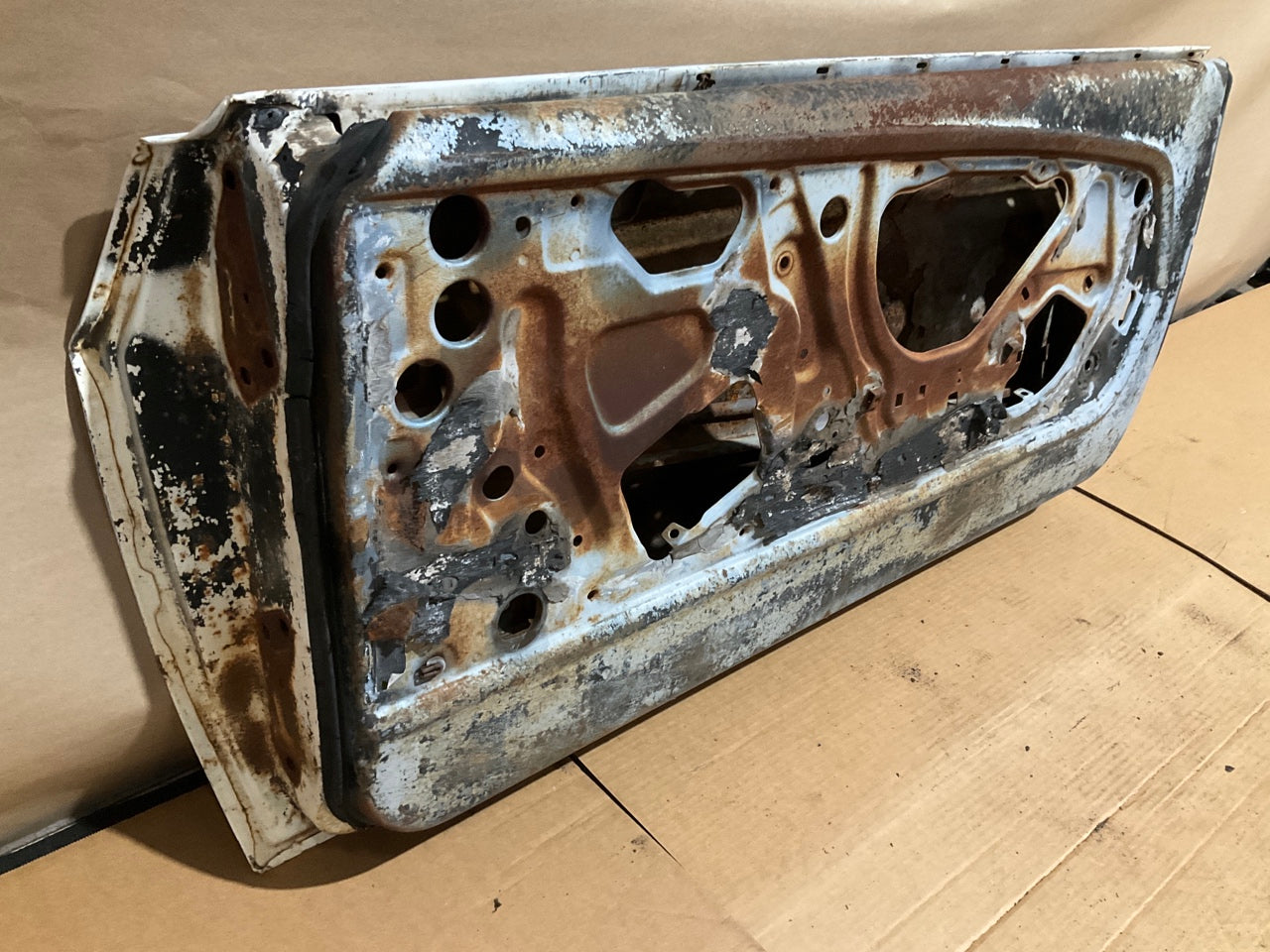 A Lot Of Rust And One Dent - USED 1967-1968 Ford Mustang Coupe Right Door