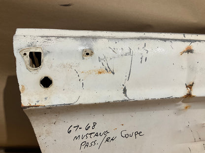 A Lot Of Rust And One Dent - USED 1967-1968 Ford Mustang Coupe Right Door