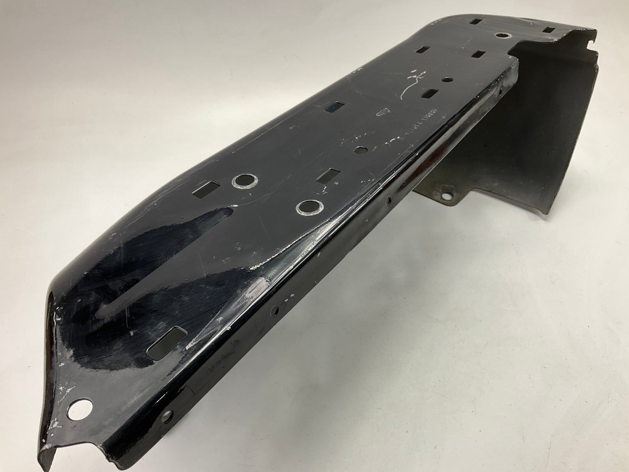 Used OEM Rear Left Bumper End Cap W/ Sensor Hole - 2008-2016 Ford F-250 F-350 SD