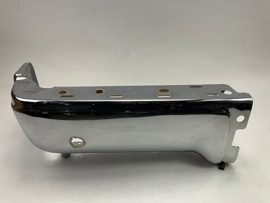 Used OEM Ford Rear Left Bumper End Cap W/ Parking Sensor Hole - 09-14 Ford F-150