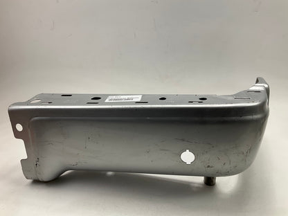 Used OEM Ford Rear Bumper Right End Cap, Silver, With Sensor Hole - 09-14 F-150