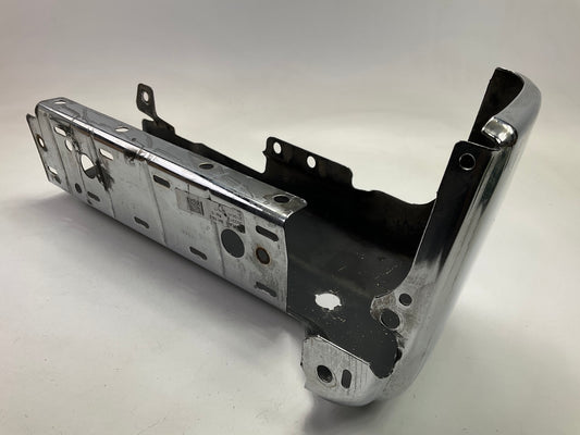 Used #41 Rear Bumper Right End Cap Chrome W/ Sensor Hole OEM 17-22 F-250 F350 SD