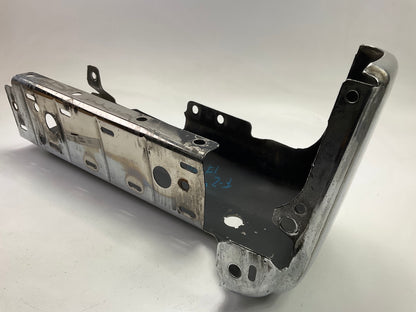 Used OEM Rear Bumper Right End Cap, Chrome, With Sensor Hole 17-22 F-250 F350 SD