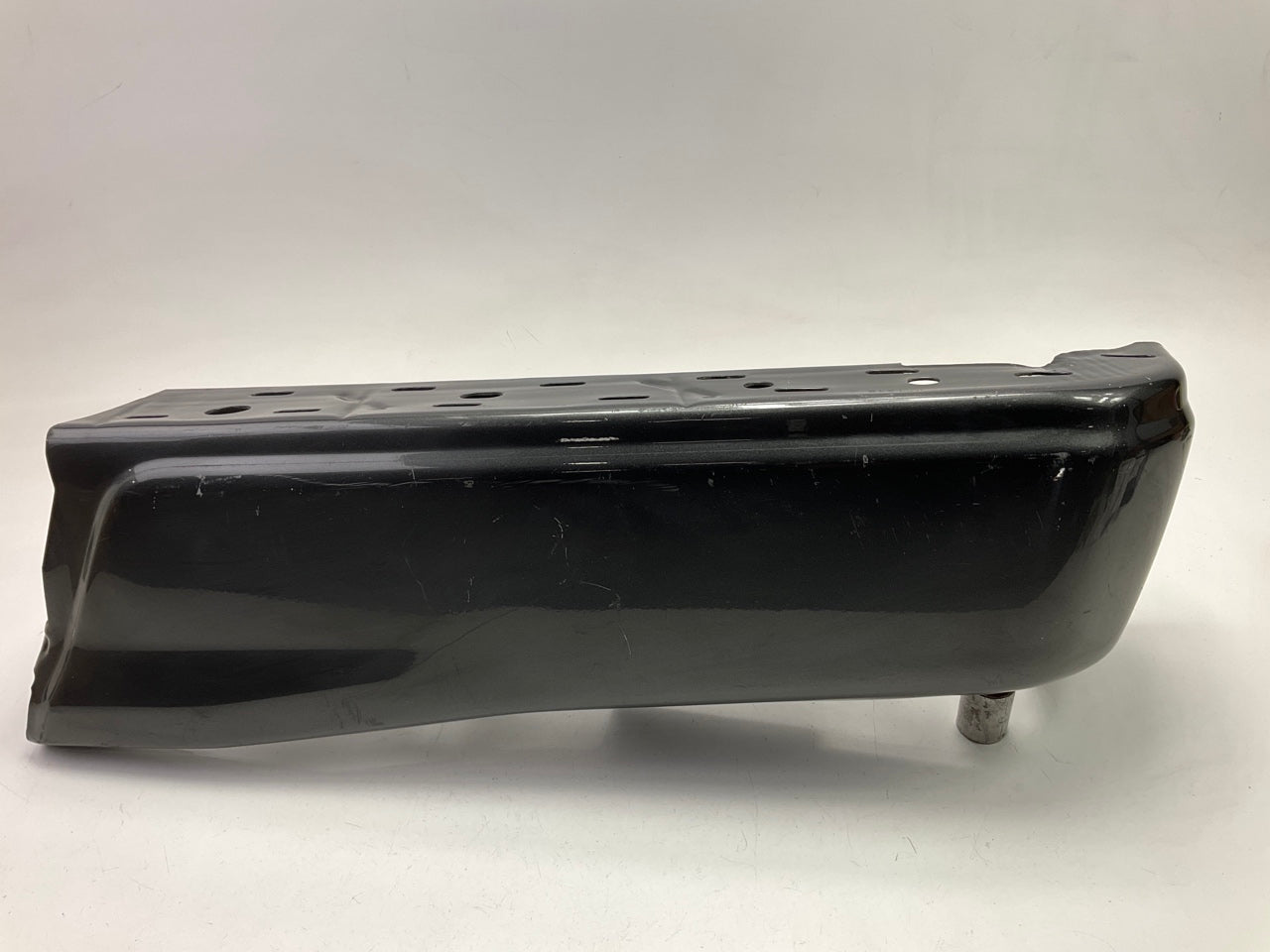 Used OEM Ford MAGMA RED Rear Bumper RIGHT End Cap W/O Sensor Hole 2015-2020 F150