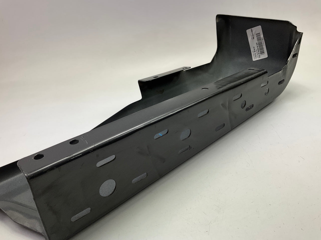 Used OEM Ford Magnetic Grey Rear Bumper RIGHT End Cap W/O Sensor Hole 15-20 F150