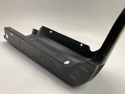 Used #67 OEM Ford Rear Bumper Right End Cap, BLACK, With Sensor Hole 09-14 F-150