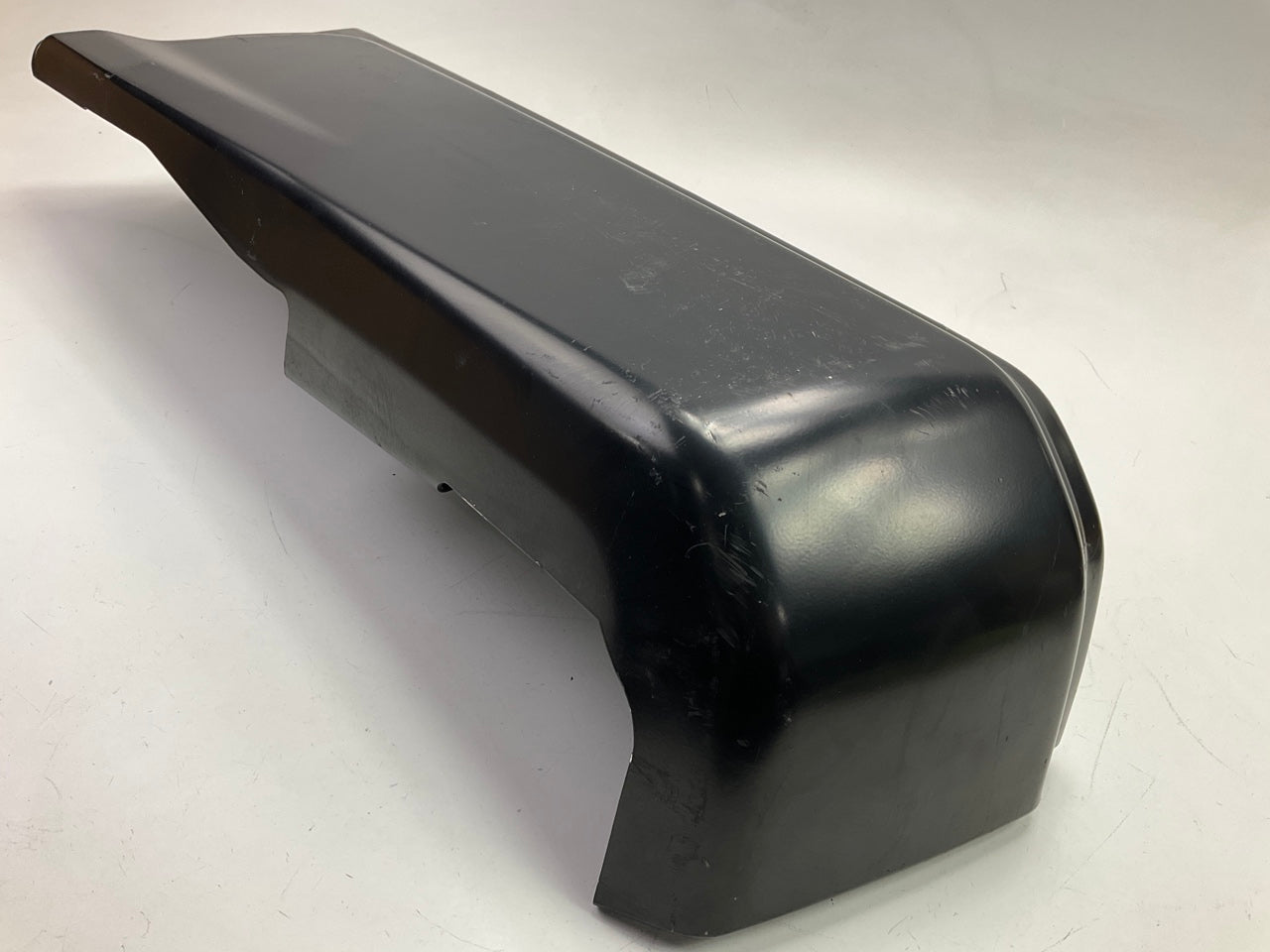 Used #71 OEM Ford Rear Bumper Right End Cap W/O Sensor Hole - 2015-2020 F-150