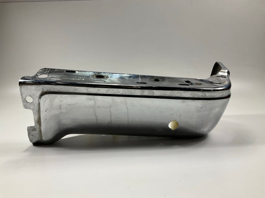 Used #84 Rear Right Bumper End Cap, With Sensor Hole, Chrome OEM 2009-2014 F-150