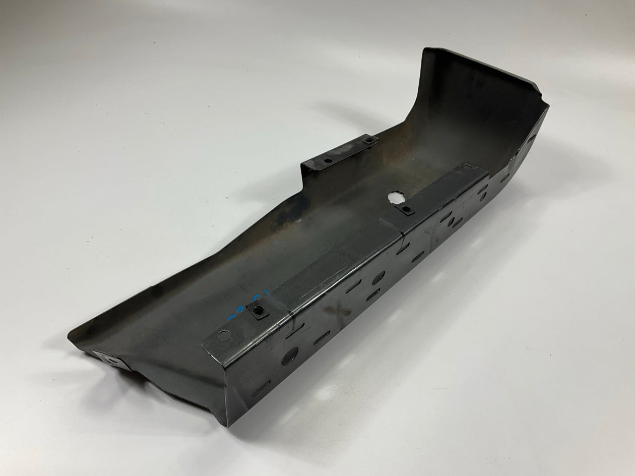 USED #88 OEM Ford Rear Bumper Right End Cap Gray With Sensor Hole 2015-2020 F150
