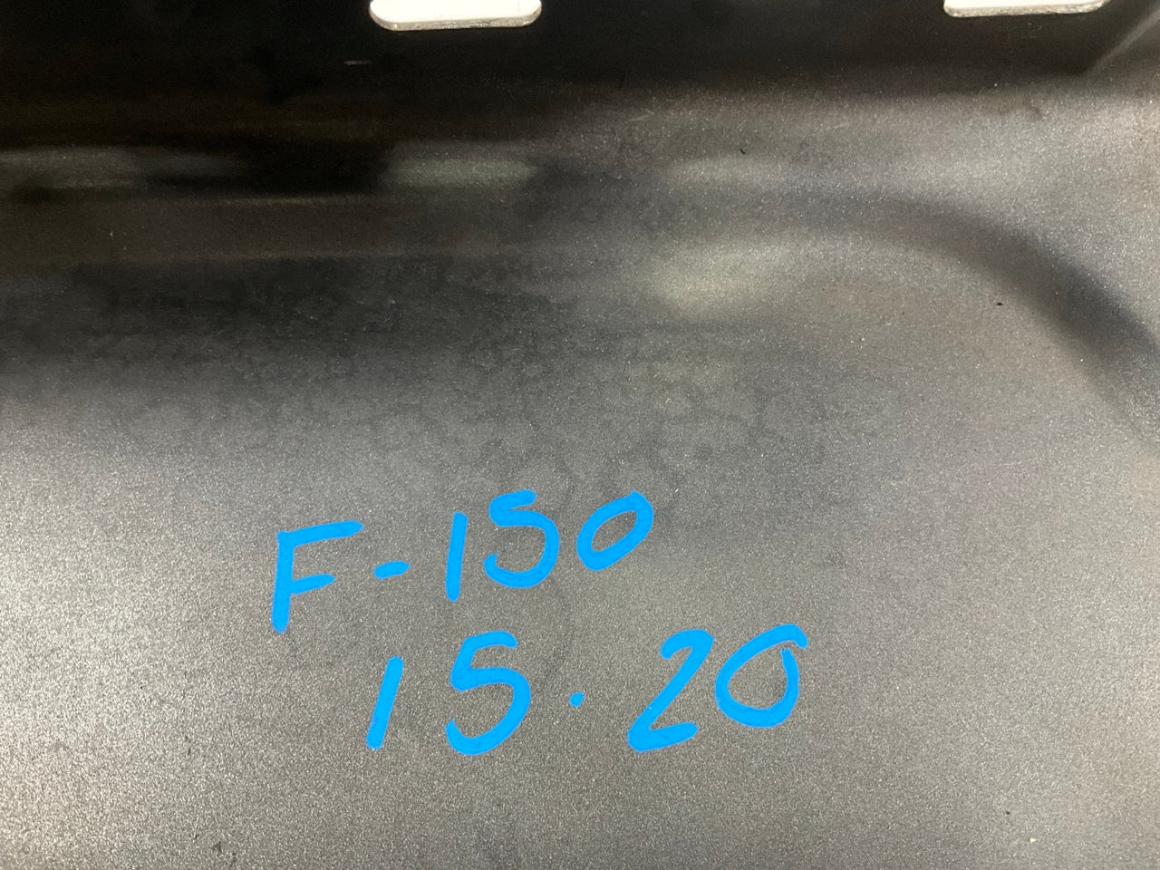 USED #88 OEM Ford Rear Bumper Right End Cap Gray With Sensor Hole 2015-2020 F150