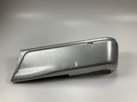 Ingot Silver Metallic Rear Bumper Right End Cap 15-20 F-150 Without Sensor Hole