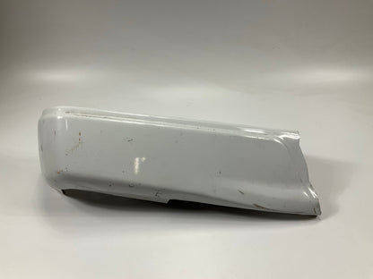 USED OEM Oxford White Rear Bumper Left End Cap 2015-20 F-150 Without Sensor Hole