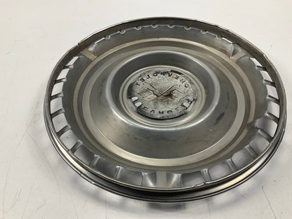 USED - OEM GM 1961 Chevrolet Chevy Corvette Racing Flag Hub Cap Wheel Cover
