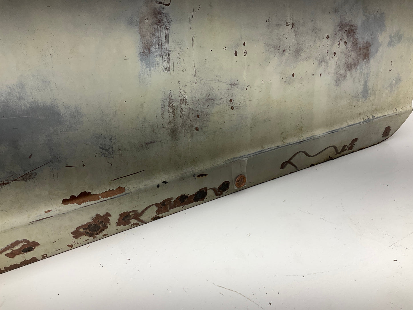 USED - SOME RUST, SEE PHOTOS - Empty Left Door Shell For 1977-1978 Datsun 280z