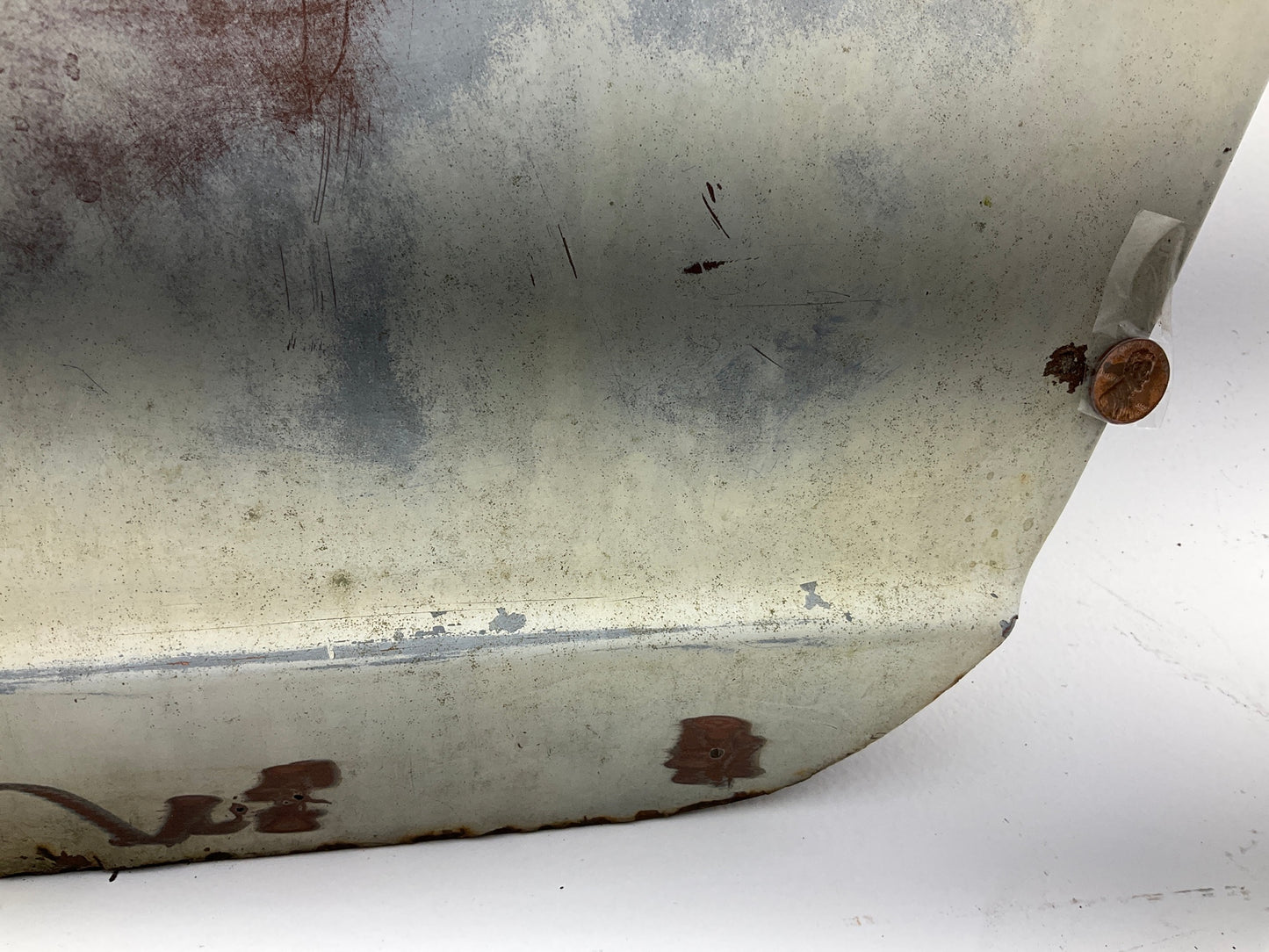 USED - SOME RUST, SEE PHOTOS - Empty Left Door Shell For 1977-1978 Datsun 280z