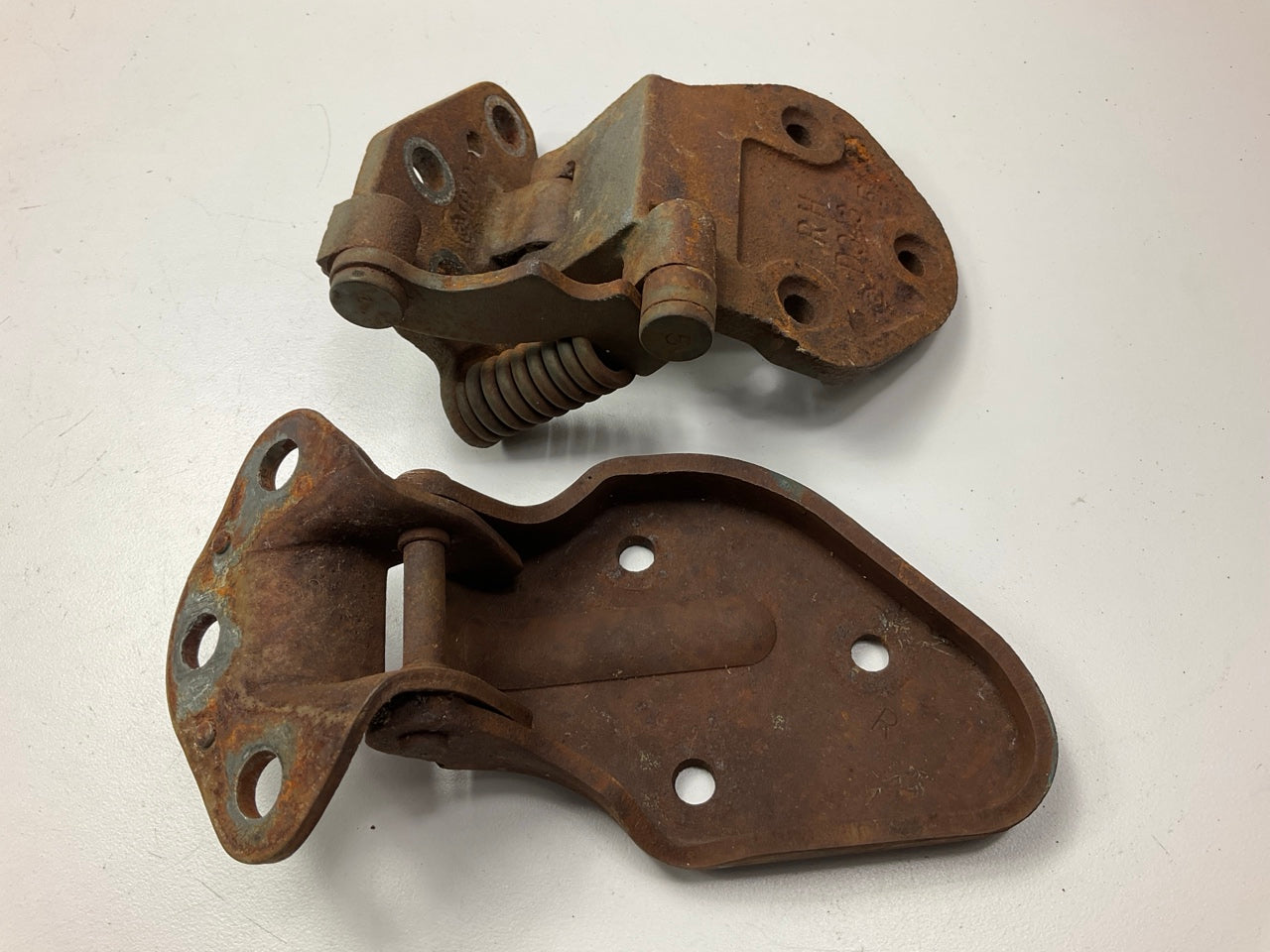 USED #120 - Right Passengers Side Door Upper & Lower Door Hinges For 79-83 280zx