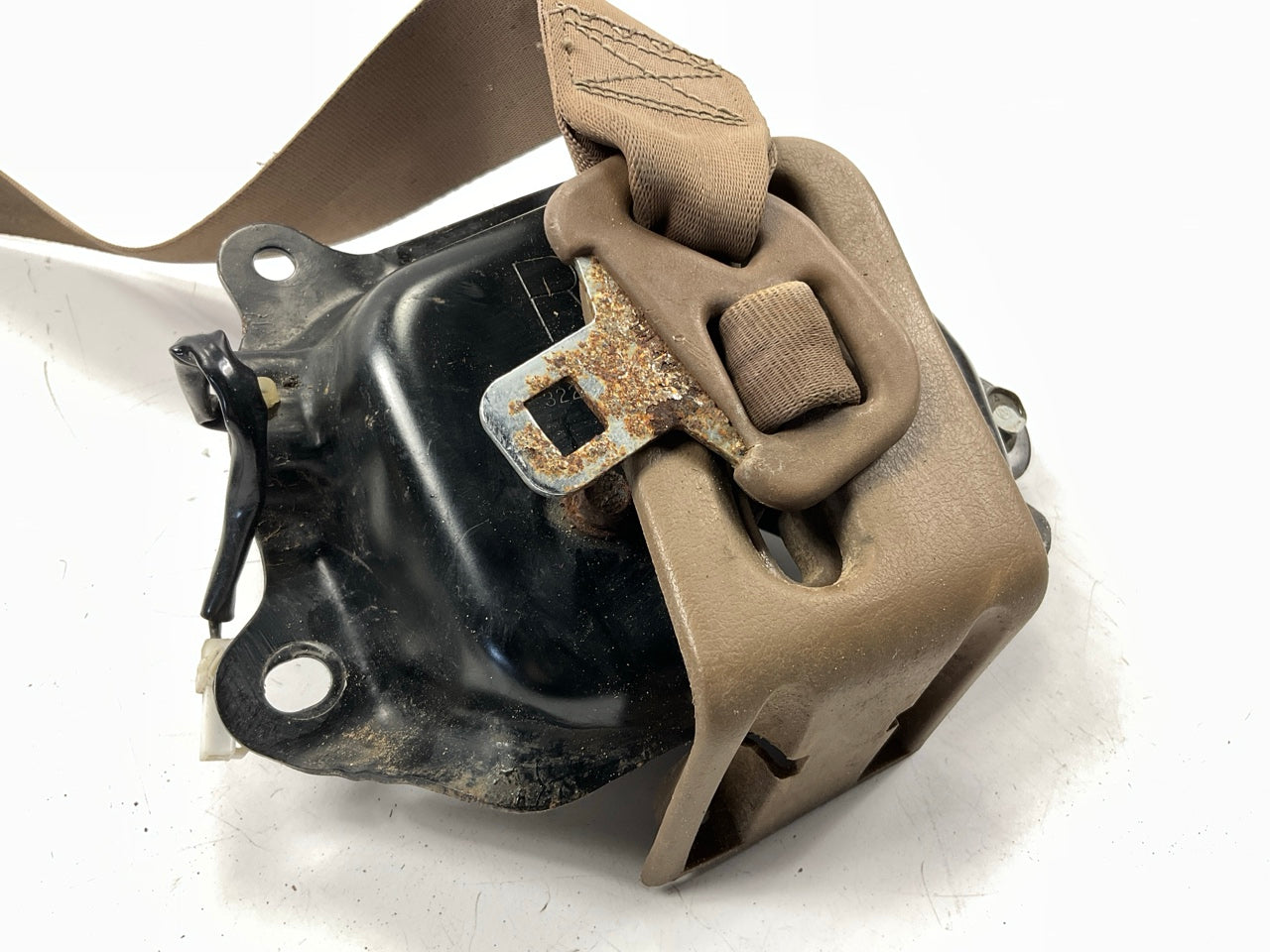 USED Tan #18 Right Passengers Side Seat Belt OEM For 90-96 Nissan Z32 300ZX
