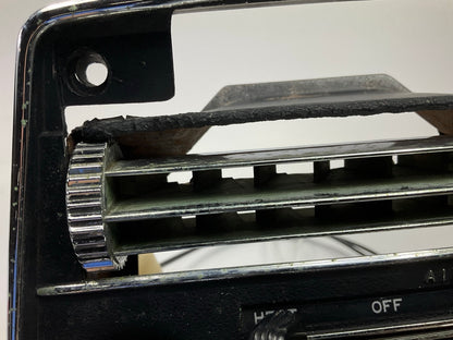 USED Original OEM Radio / Climate Control Switch Panel For Datsun 240z UNCRACKED