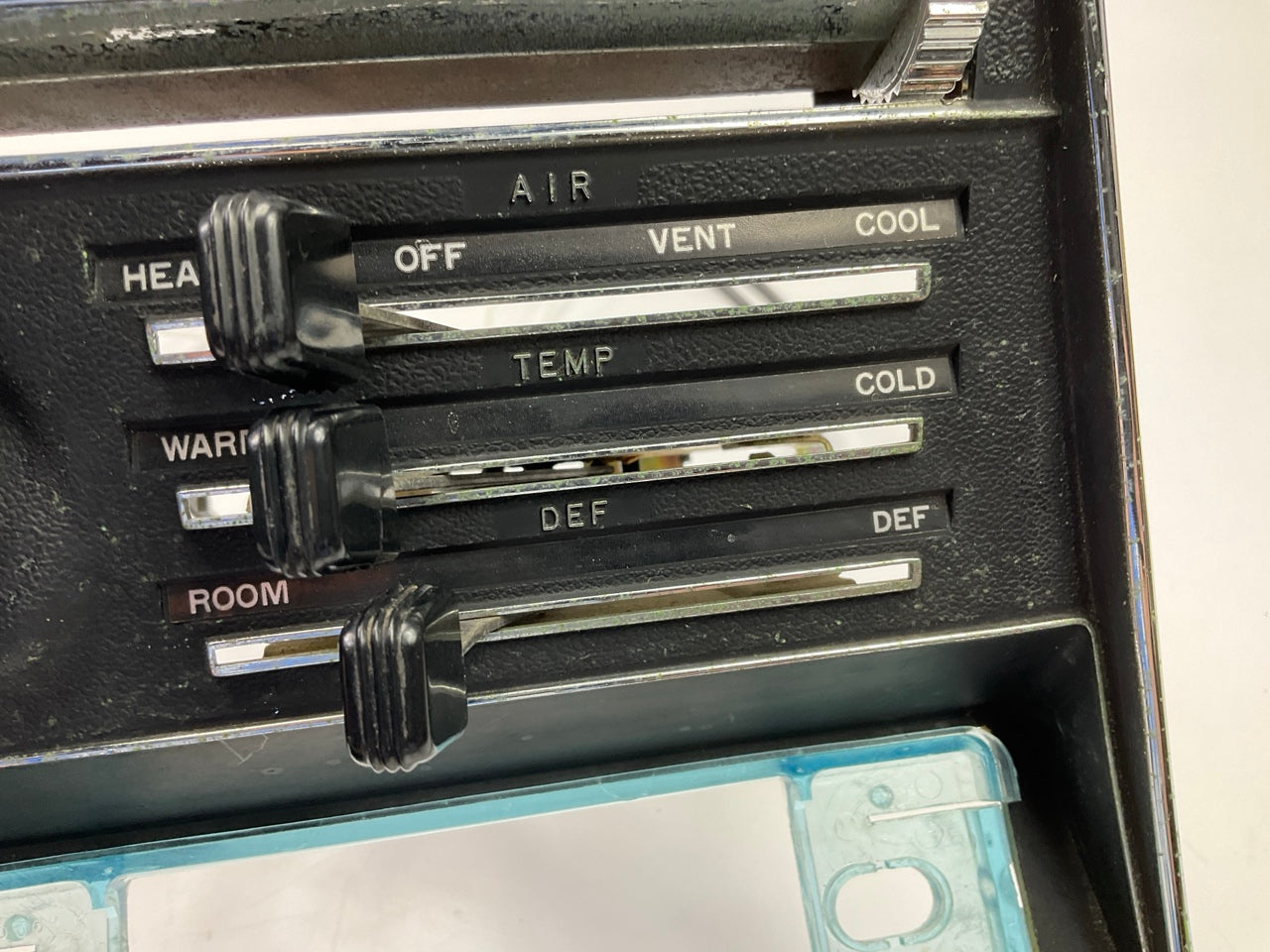 USED Original OEM Radio / Climate Control Switch Panel For Datsun 240z UNCRACKED