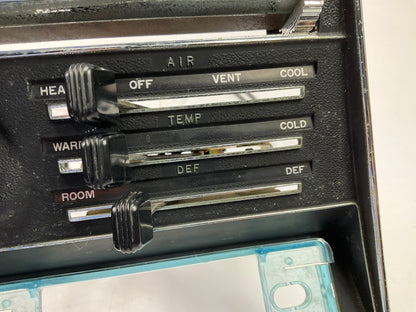 USED Original OEM Radio / Climate Control Switch Panel For Datsun 240z UNCRACKED