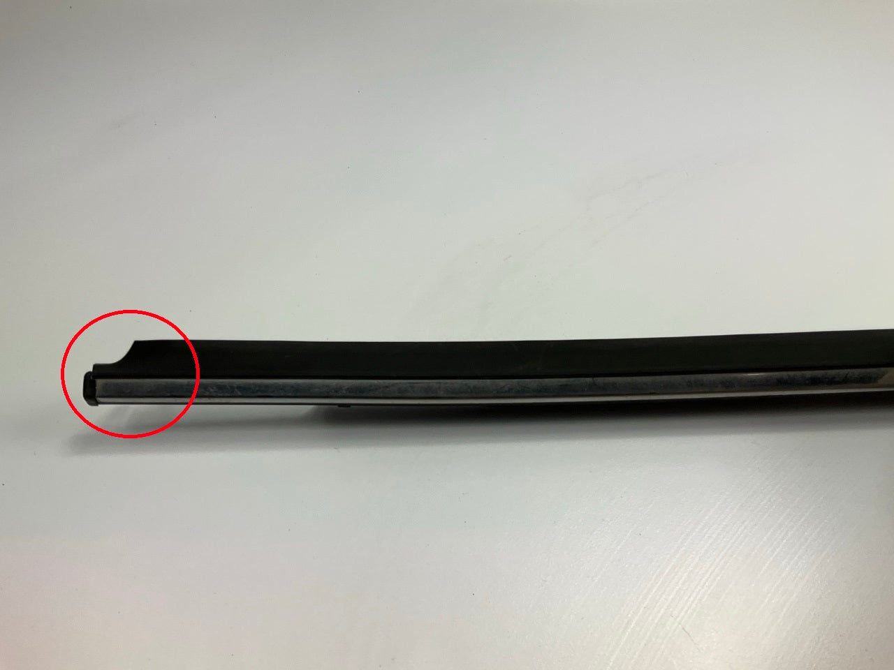 Some Damage - Right Passengers Door Upper Window Sill Edge Trim For 79-83 280zx