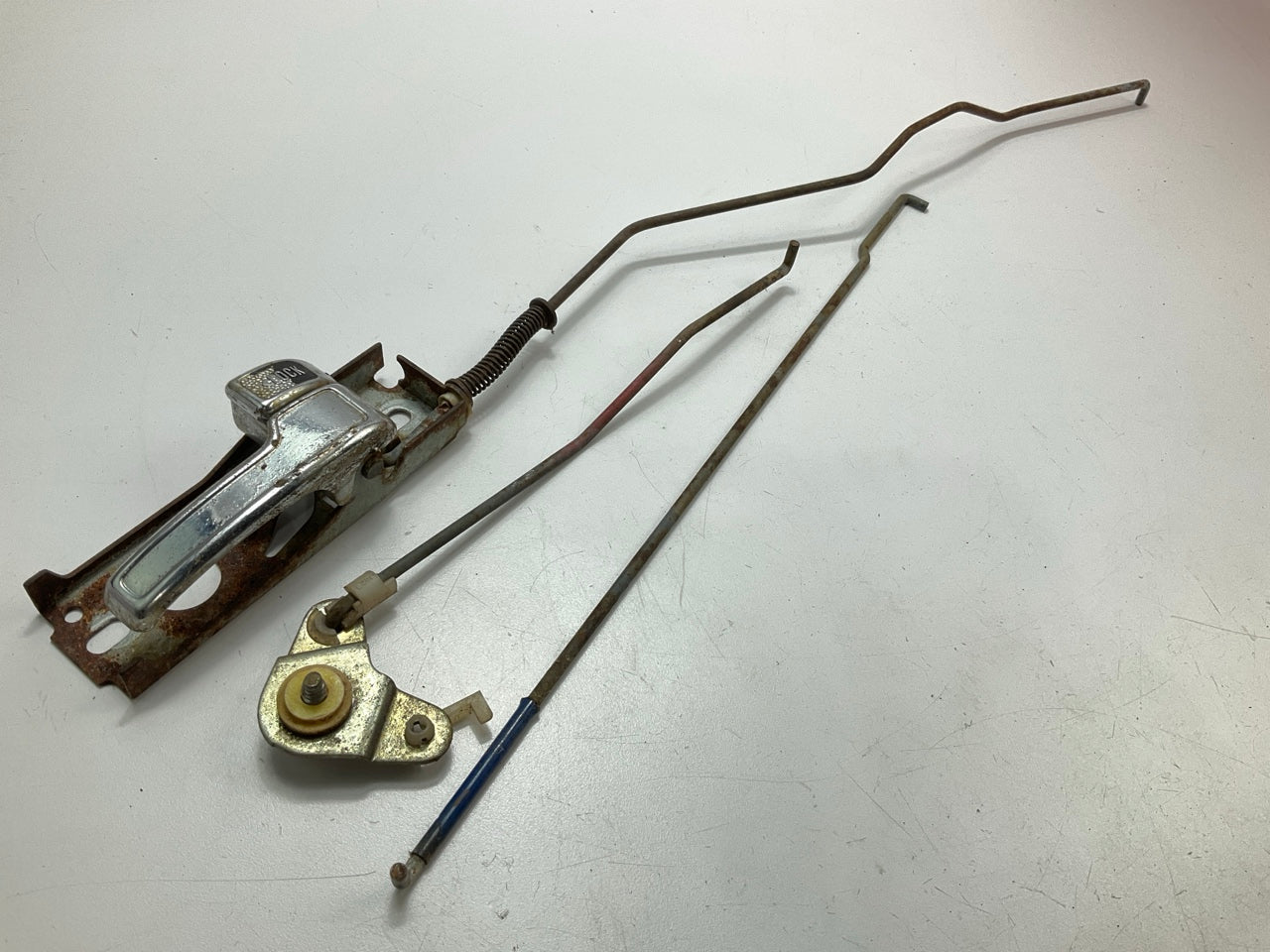 ROUGH SHAPE #69 Right Interior Door Handle & Rod For 1979-1983 Datsun 280zx