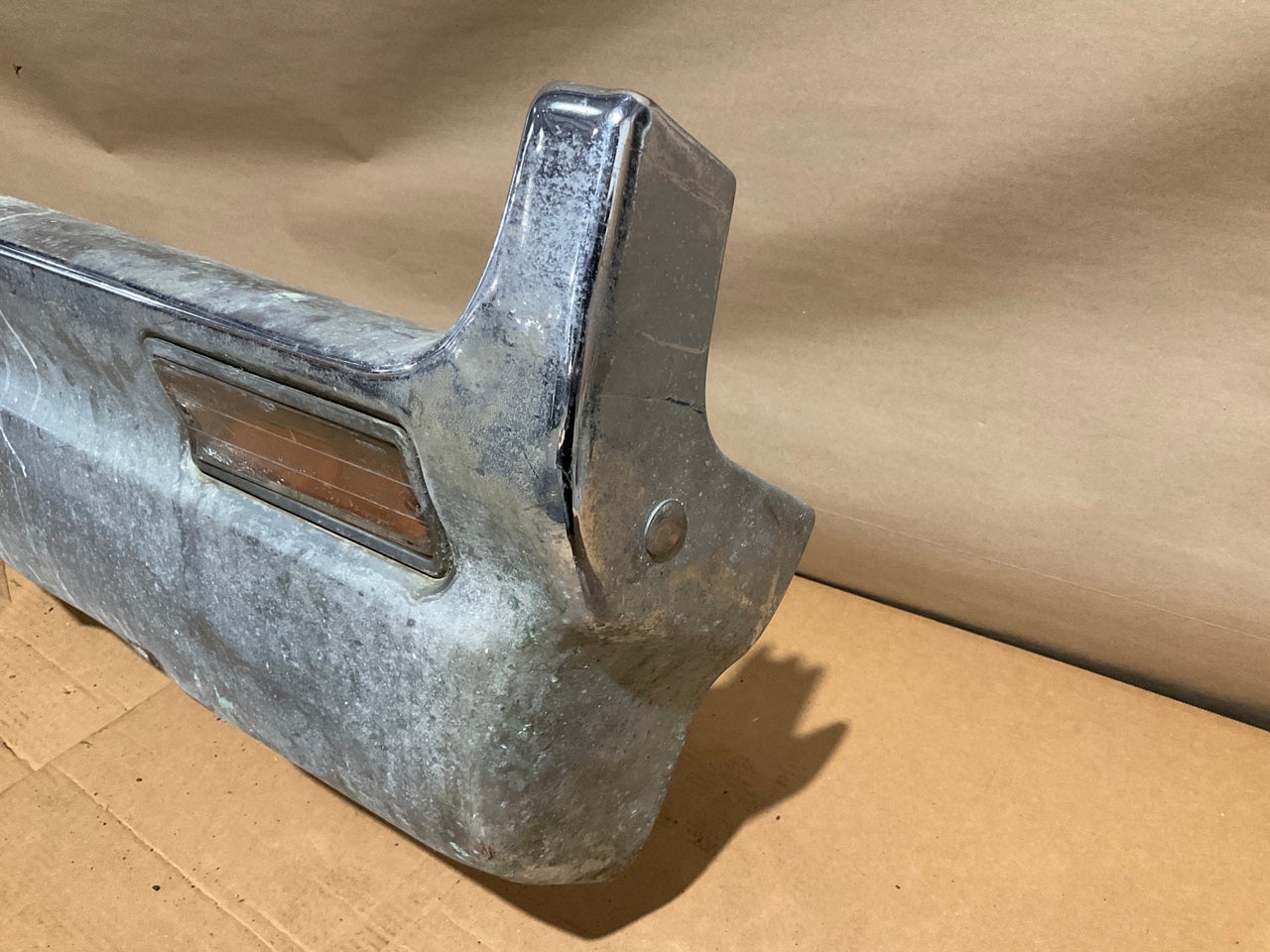 USED, Original Front Bumper Removed From 1964 Oldsmobile Olds Dynamic 88