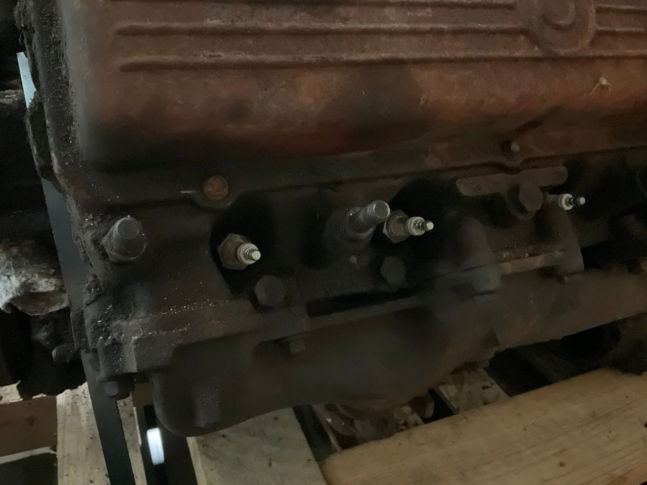 CORE, TURNS OVER - Olds 330 ''Ultra High Compression'' Engine & Trans 585786 Block