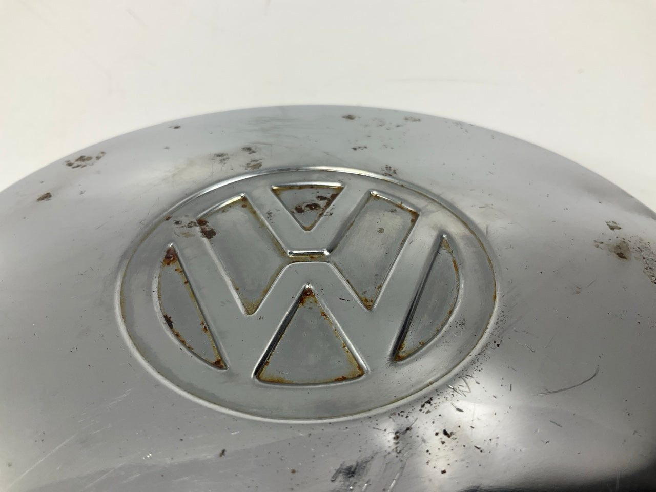 USED, AS-IS 1975-1984 Genuine VW Jetta Rabbit Pickup Wheel Chrome Center Hub Cap