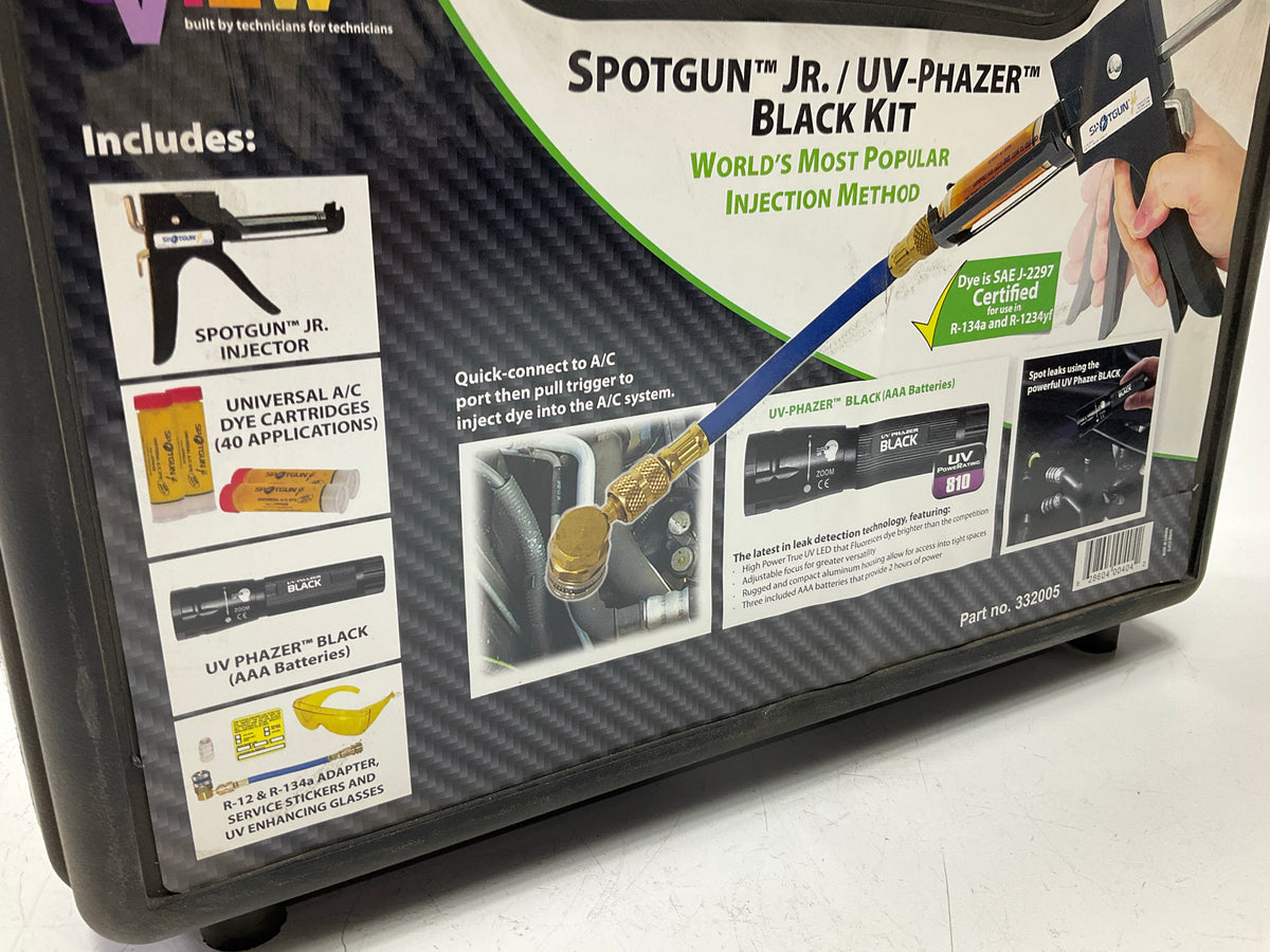 UView Spotgun Jr. A/C Leak Injector Kit With Dye & Glasses - COMES AS SHOWN