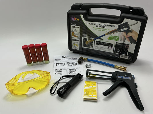 UView Spotgun Jr. 332005 UV Phazer Rechargeable Black Light A/C Leak Spotter Kit