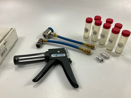 Uview 381400 A/C Compressor Oil Injection Kit W/ Spotgun Jr & Universal PAG Oil