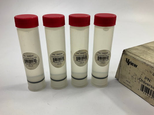 (4) Uview 399046 A/C Compressor Universal PAG Oil, 4 Individual Tubes. 1 Oz Each