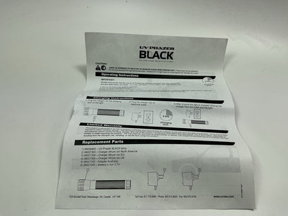 Uview 414565 Spotgun Jr/UV Phazer Black Rechargeable A/C Leak Detect Tool Kit