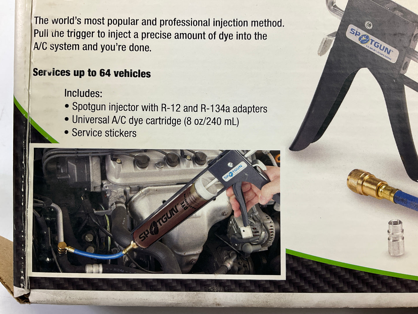 UView 471500 Extend Dye Spotgun A/C Injection System Tool, Find A/C System Leaks