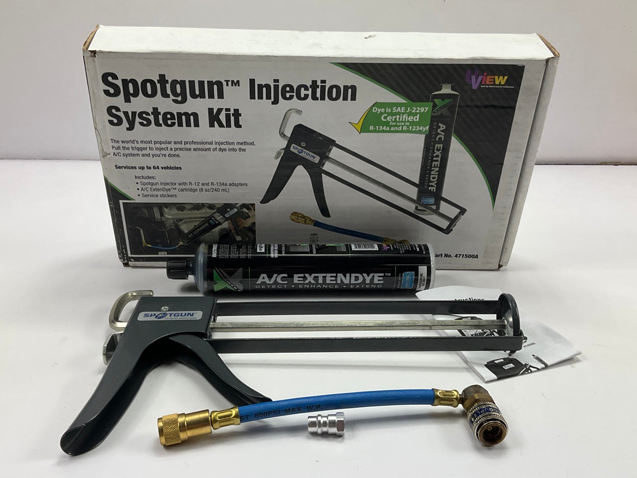 UView 471500A Extend Dye Spotgun Injection System Tool - Find A/C System Leaks