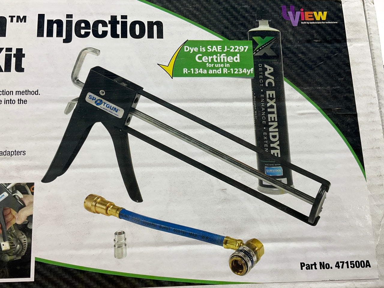 UView 471500A Extend Dye Spotgun Injection System Tool - Find A/C System Leaks