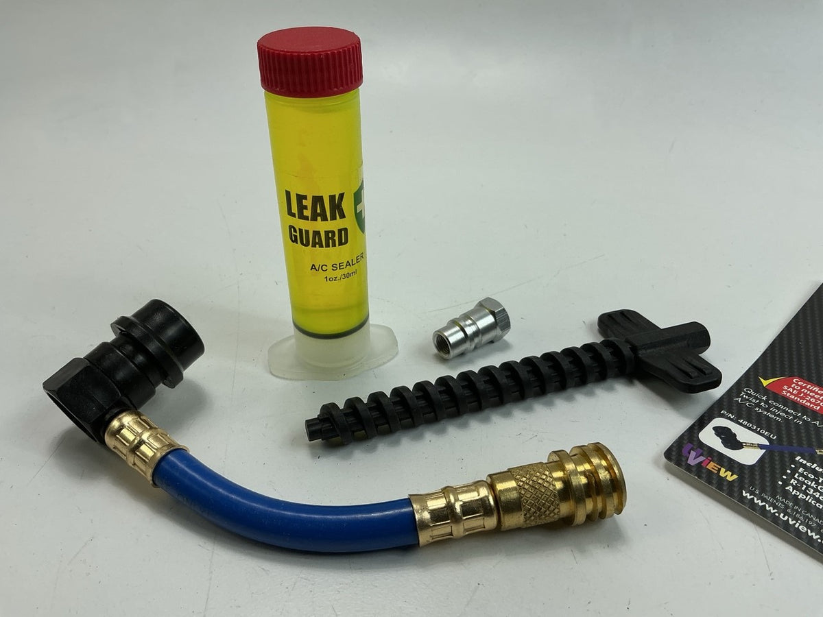 UVIEW 480310EU A/C Leak Guard Eco-Twist Injection Kit