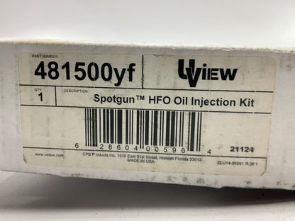 UView 481500YF Oil Injection Kit For R-1234yf A/C Systems With Spotgun