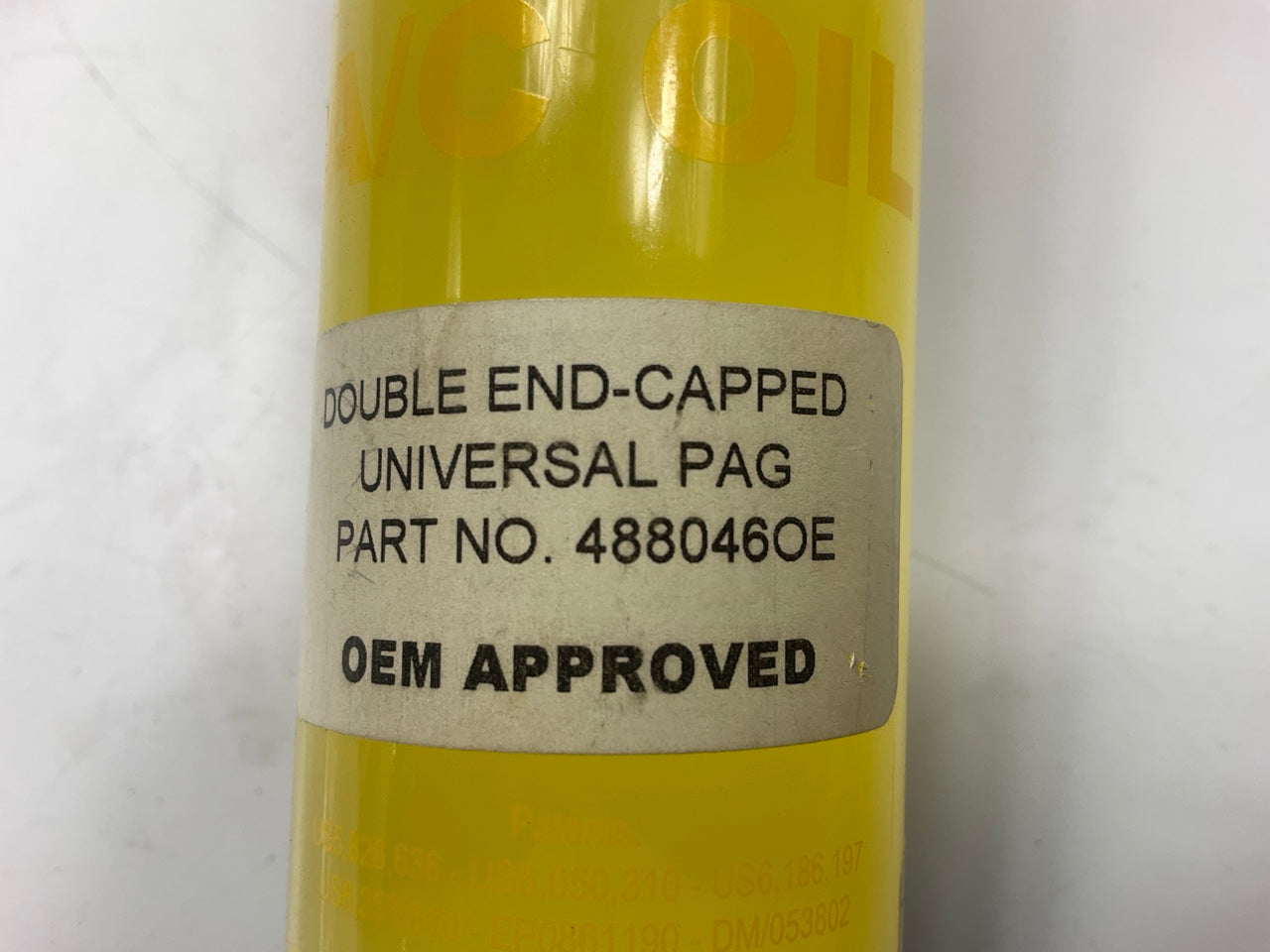 UView 488046OE 8-oz Double-Ended Capped Universal PAG Oil Cartridge