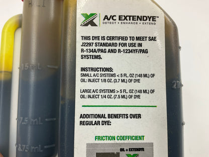 Uview 499008A A/C Extendye Bottle Leak Detection Dye 8 OZ