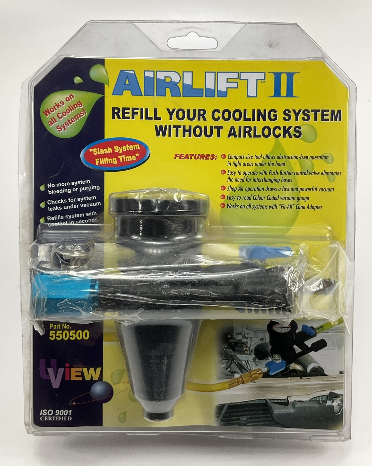 UView 550500 Airlift II Cooling System Refiller - Refills Entire Cooling System